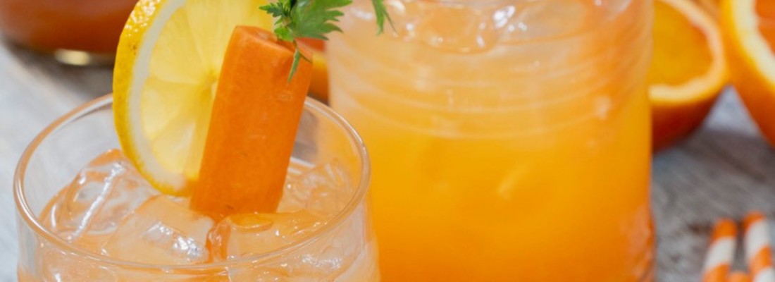 Carrot and citrus mocktail 